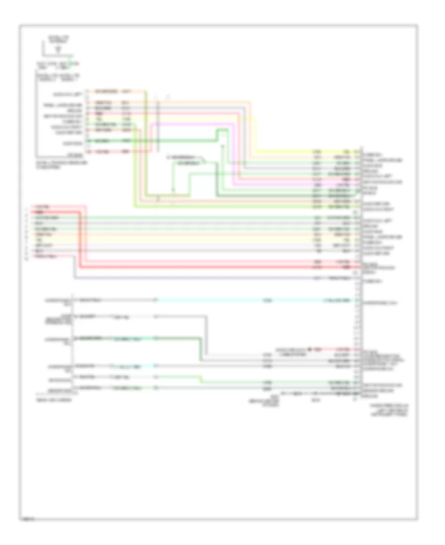 Radio Wiring Diagram, Convertible Premium Radio with Hands Free (2 of 2) for Chrysler PT Cruiser GT 2005