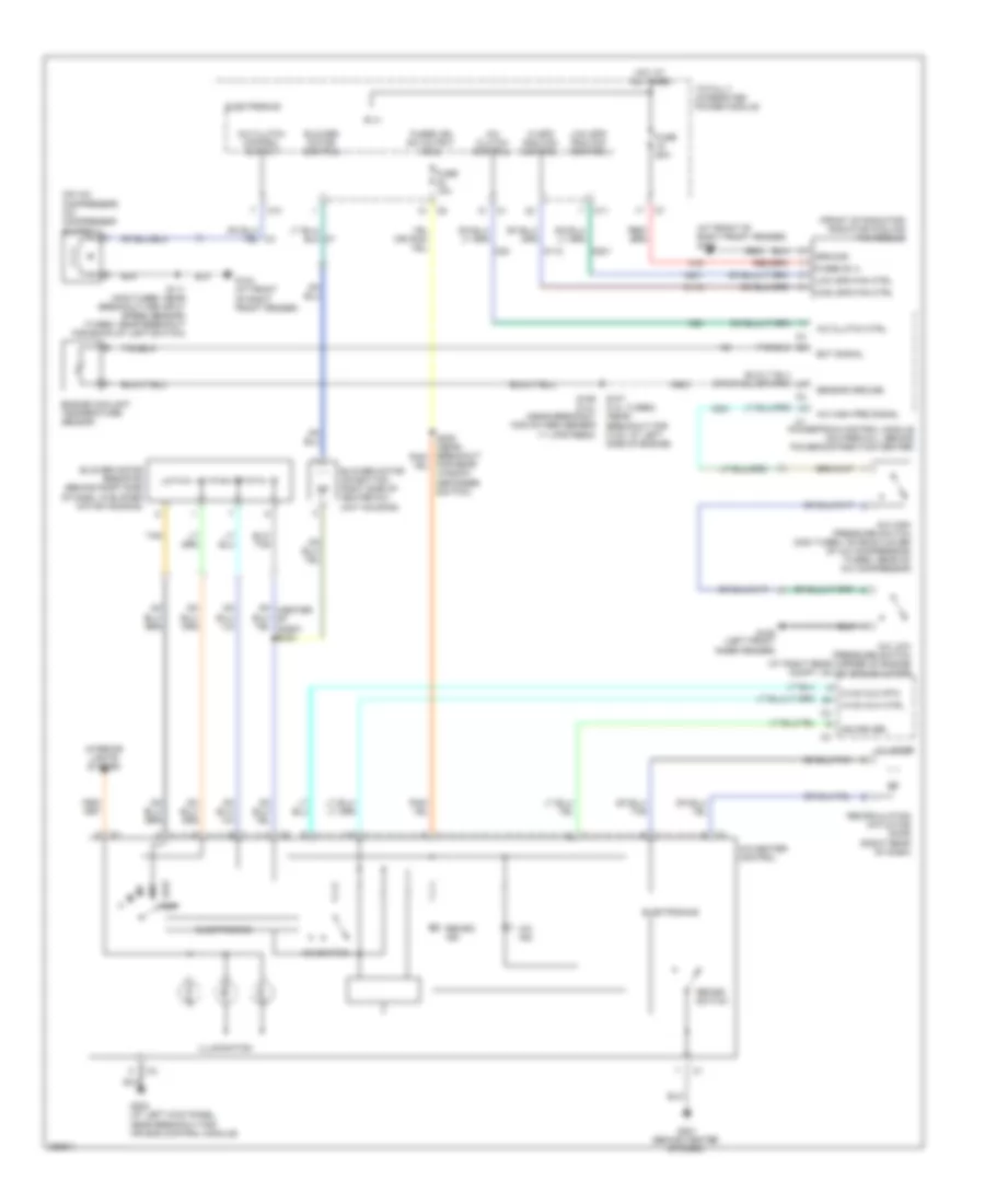 Manual AC Wiring Diagram for Chrysler PT Cruiser Touring 2007