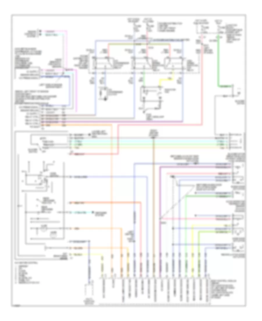 Manual AC Wiring Diagram for Chrysler Sebring GTC 2002