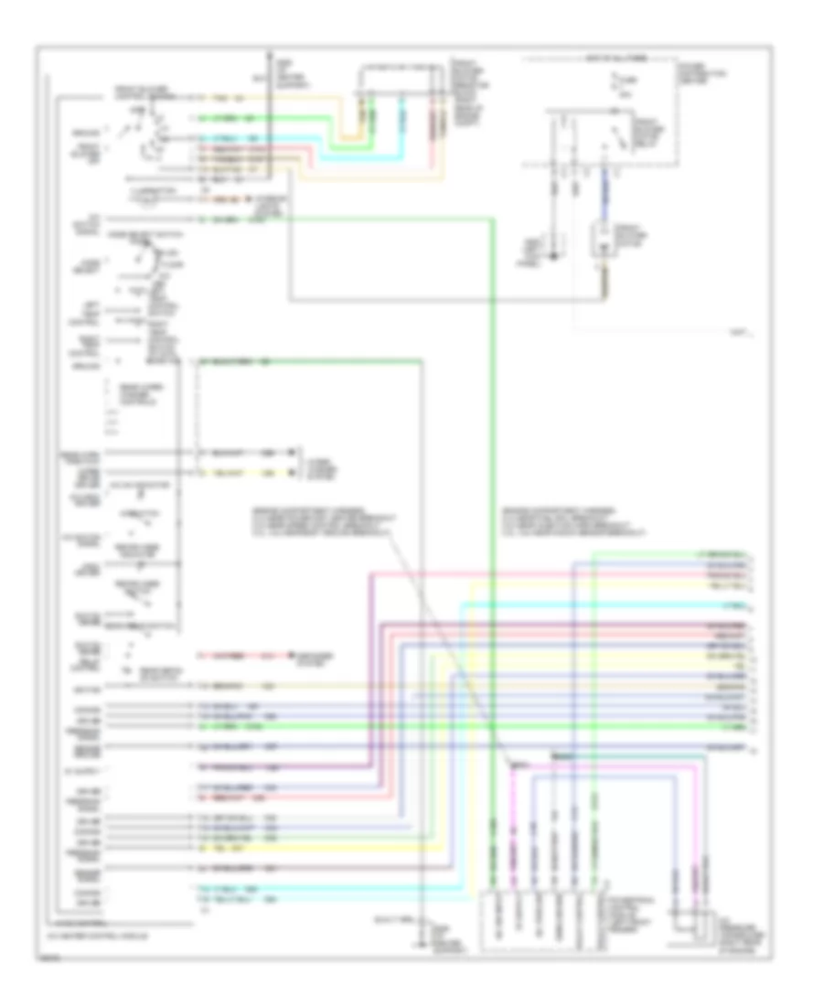 Air Conditioning Wiring Diagrams 1 of 2 for Chrysler Town  Country LX 1997