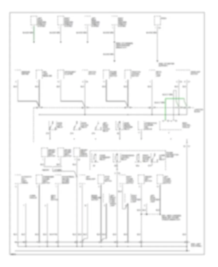Ground Distribution Wiring Diagram (2 of 3) for Chrysler Town  Country LX 1997
