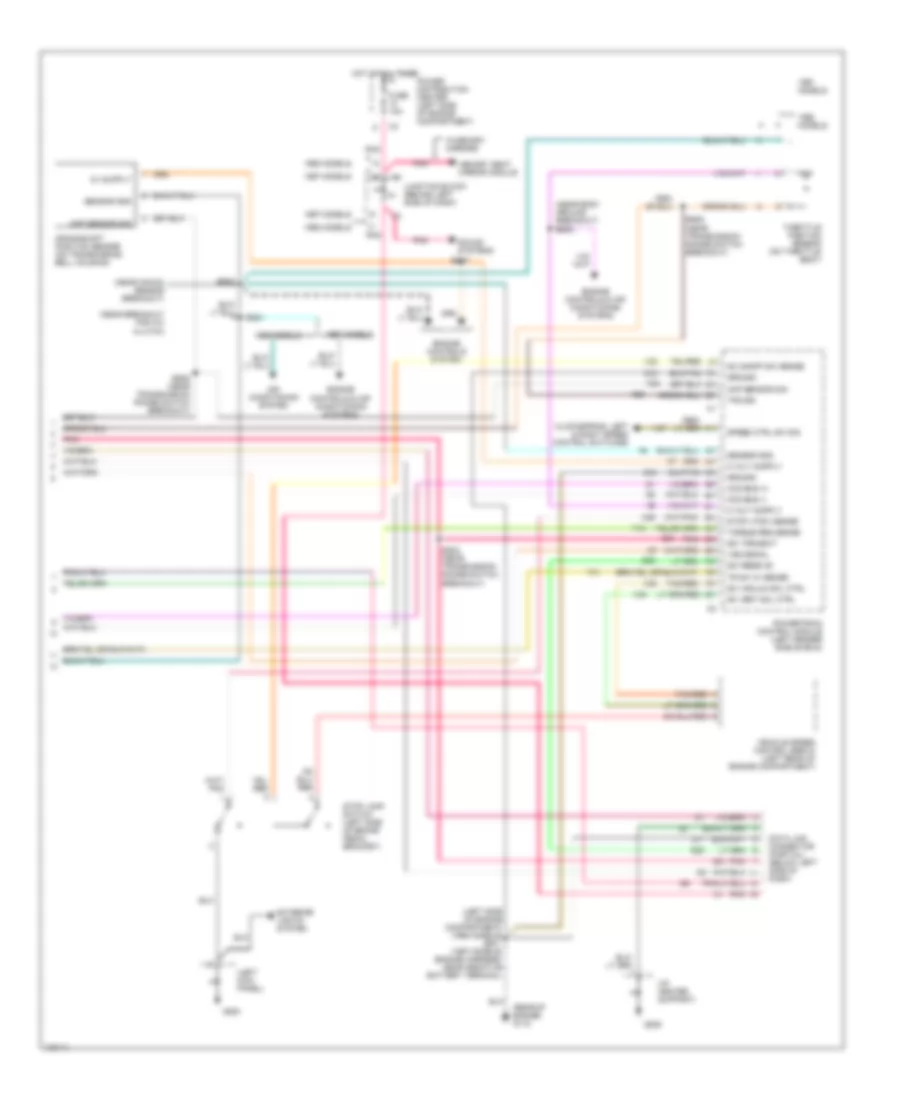 3 3L Transmission Wiring Diagram 3 of 3 for Chrysler Town  Country LX 1997