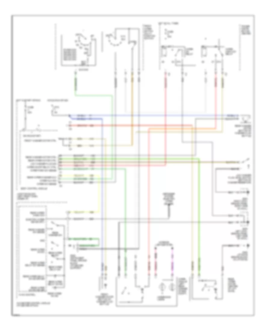 WiperWasher Wiring Diagram for Chrysler Town  Country LX 1997