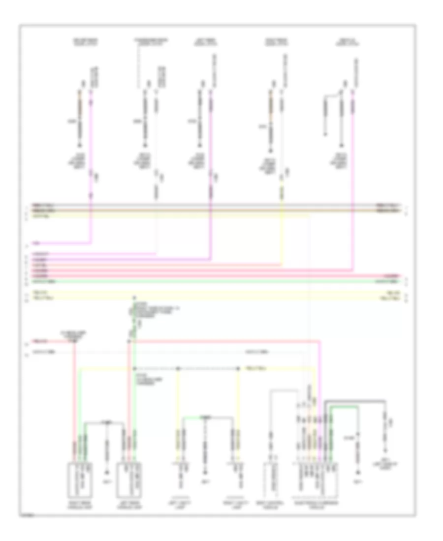 Courtesy Lamps Wiring Diagram (2 of 3) for Chrysler 300 Limited 2012