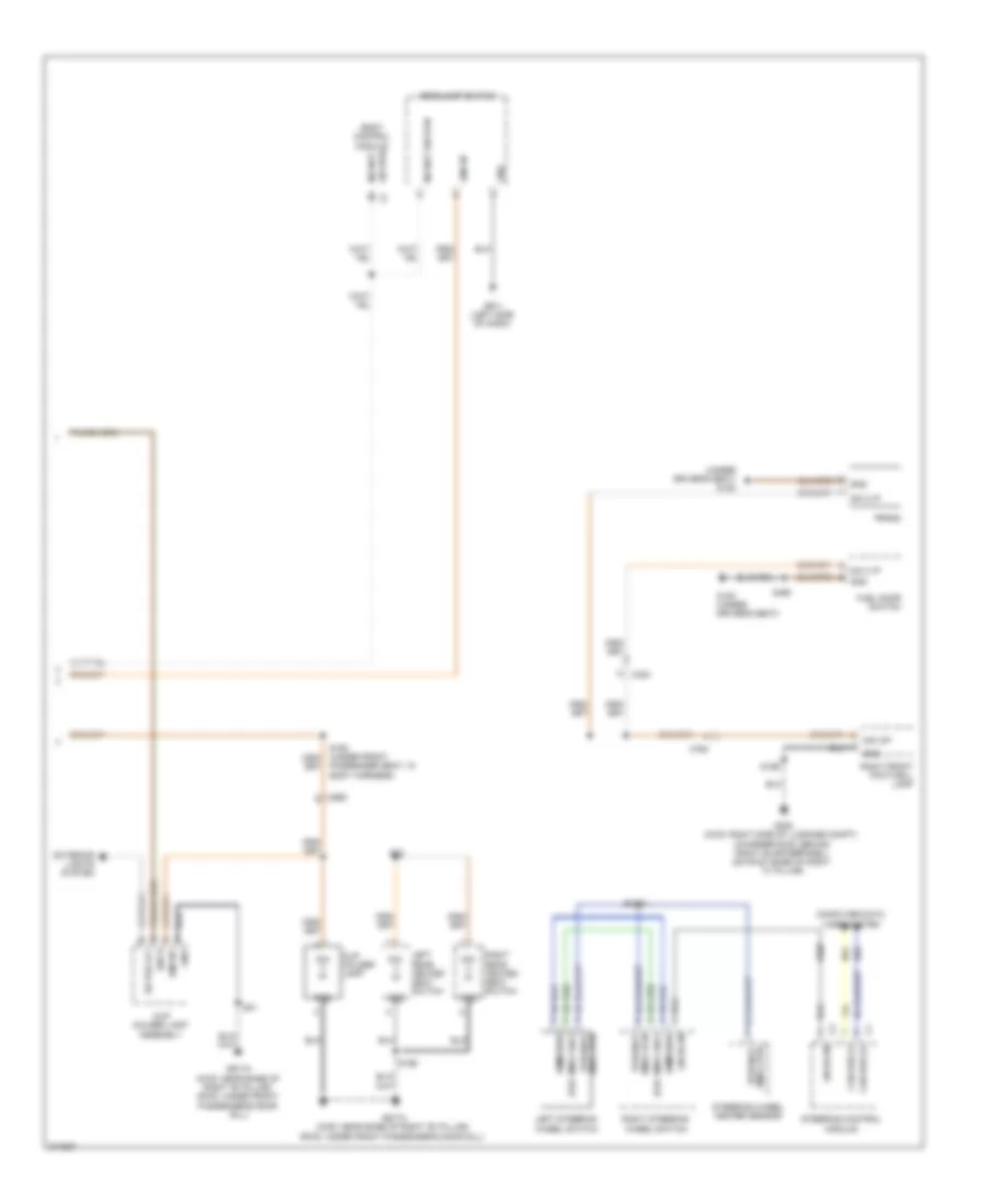 Instrument Illumination Wiring Diagram (2 of 2) for Chrysler 300 Limited 2012
