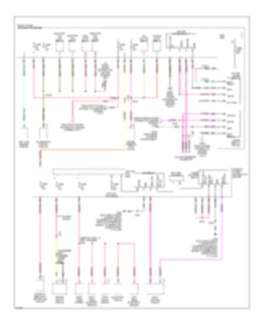 Power Distribution Wiring Diagram (4 of 4) for Chrysler 300 Limited 2012