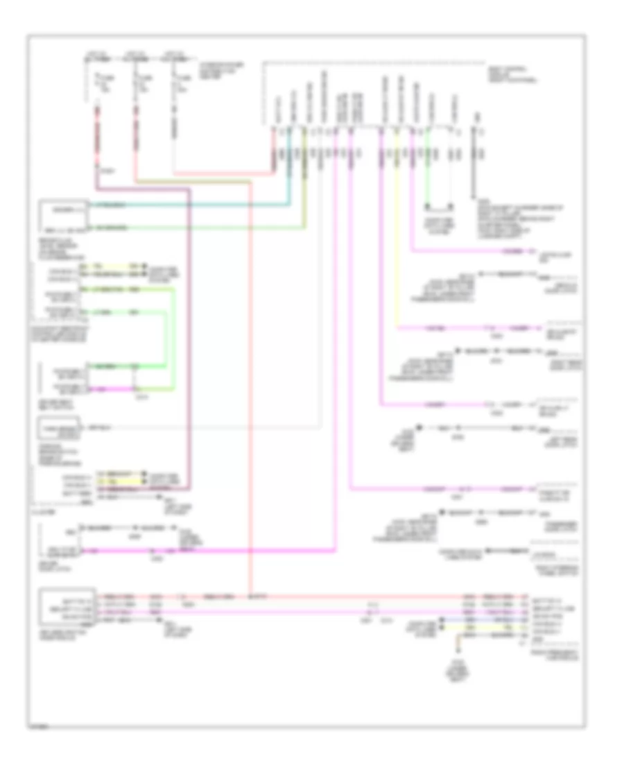 Chime Wiring Diagram for Chrysler 300 Limited 2012