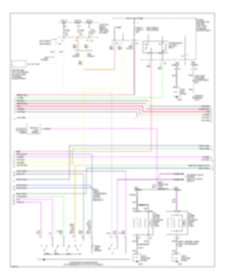 3.3L, Transmission Wiring Diagram (2 of 3) for Chrysler Town  Country LXi 1997