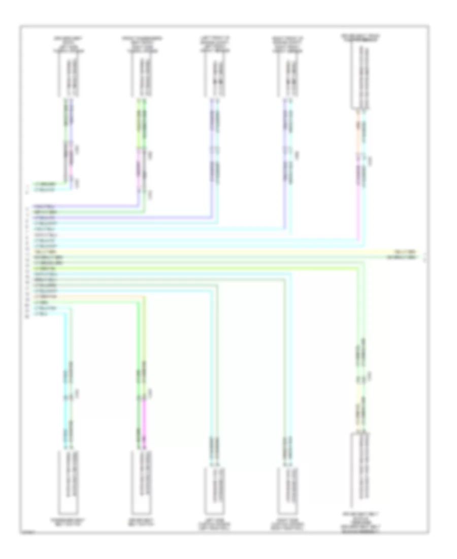 Supplemental Restraints Wiring Diagram 2 of 3 for Chrysler 300 S 2012