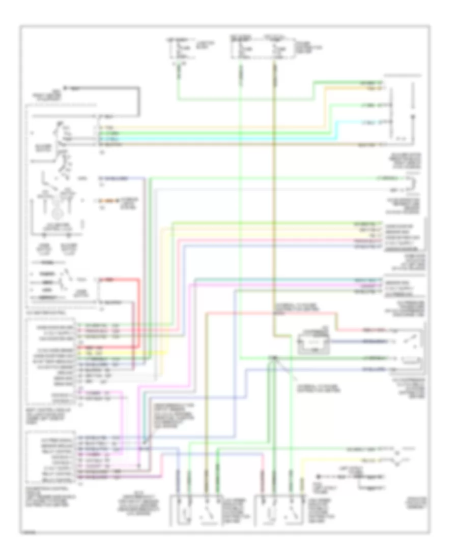 Air Conditioning Wiring Diagrams for Chrysler Cirrus LXi 1998