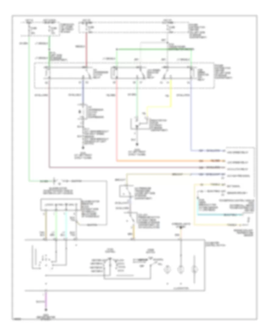 2 4L Manual A C Wiring Diagram for Chrysler PT Cruiser Touring 2005