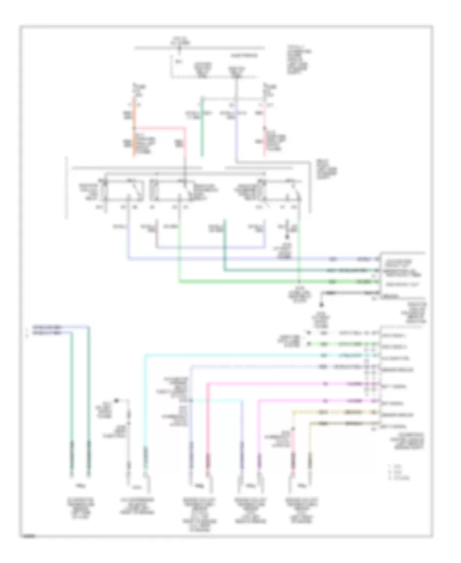 Automatic A C Wiring Diagram 2 of 2 for Chrysler Sebring Limited 2007