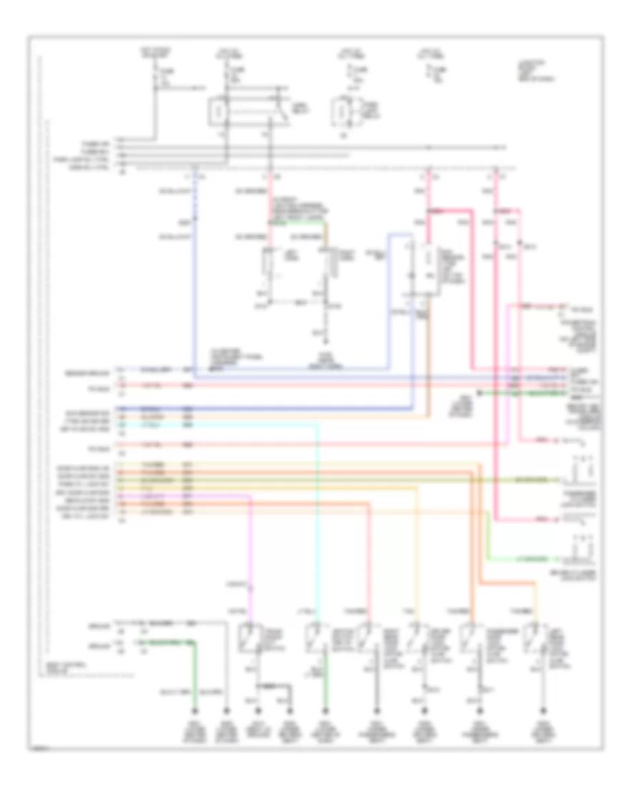 Anti-theft Wiring Diagram for Chrysler 300M Pro-Am Edition 2003