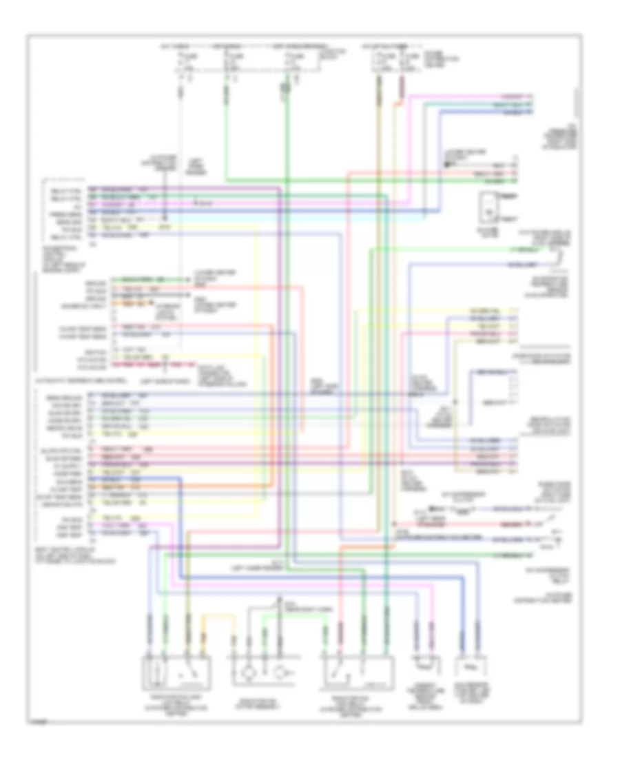 Air Conditioning Wiring Diagrams Auto A C for Chrysler Concorde LXi 1998