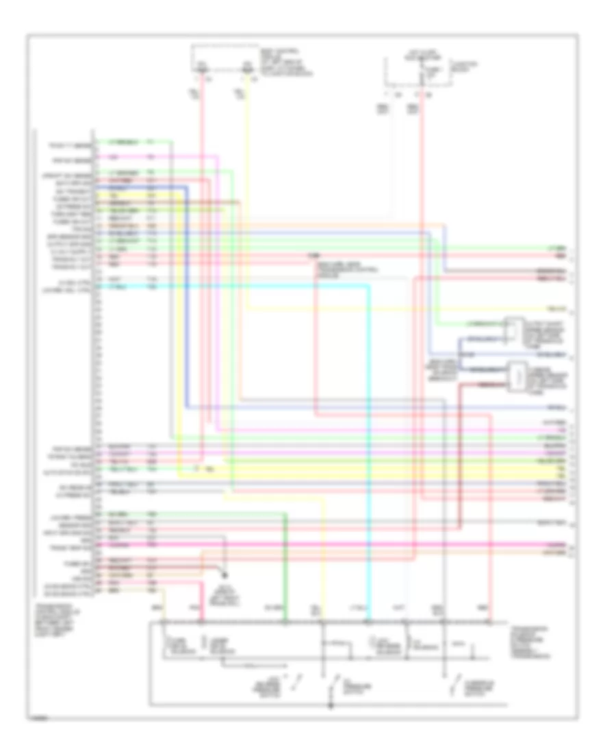 Transmission Wiring Diagram 1 of 3 for Chrysler Concorde LXi 1998