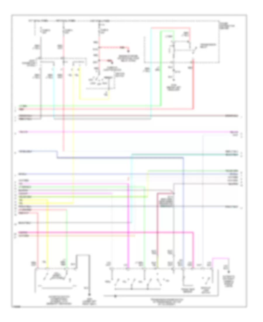 Transmission Wiring Diagram 2 of 3 for Chrysler Concorde LXi 1998