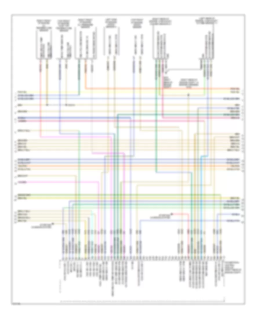 5.7L, Engine Performance Wiring Diagram (4 of 5) for Chrysler 300 SRT-8 2012