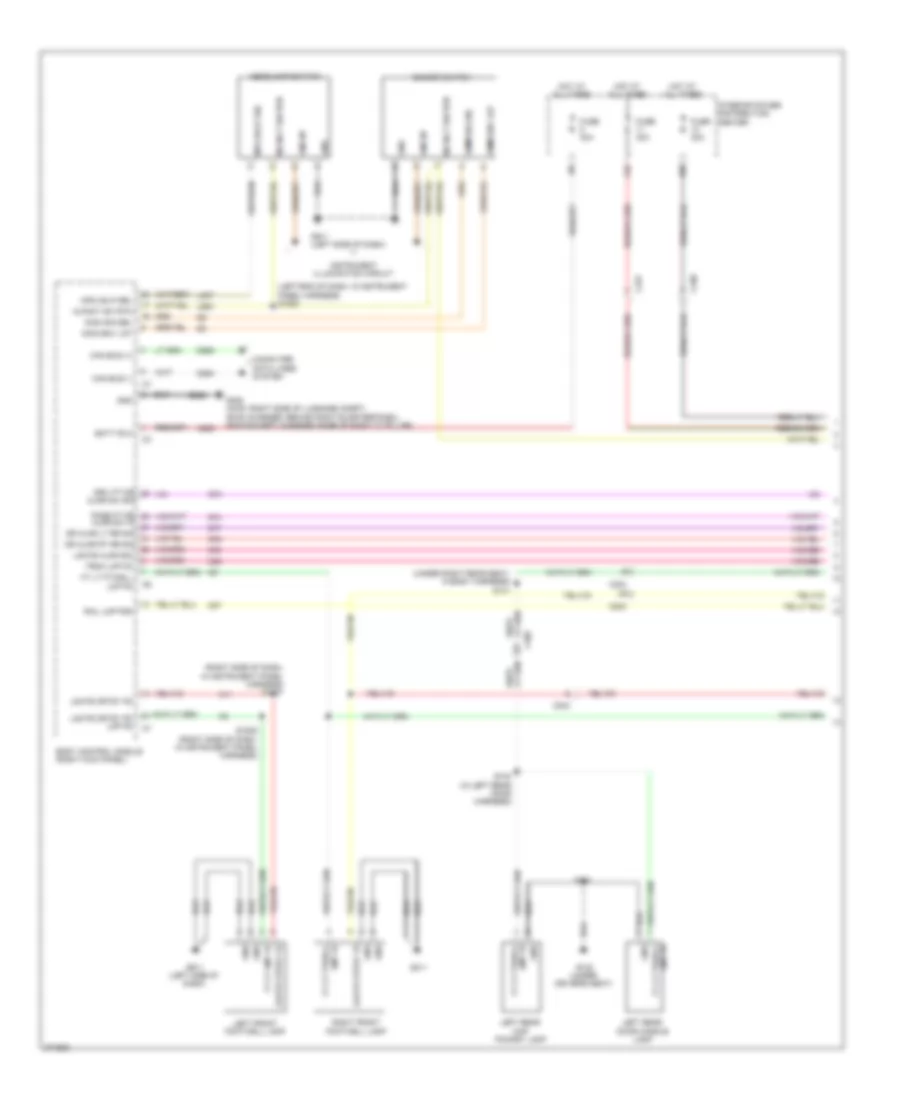 Courtesy Lamps Wiring Diagram 1 of 3 for Chrysler 300 SRT 8 2012