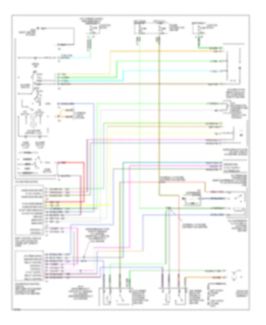 Air Conditioning Wiring Diagrams for Chrysler Sebring JX 1998