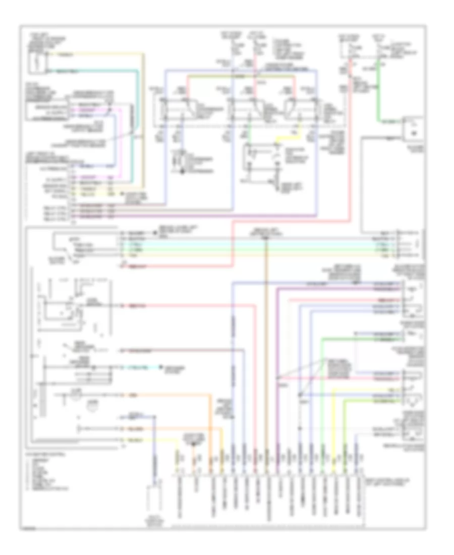 2.4L, Manual AC Wiring Diagram for Chrysler Sebring 2004