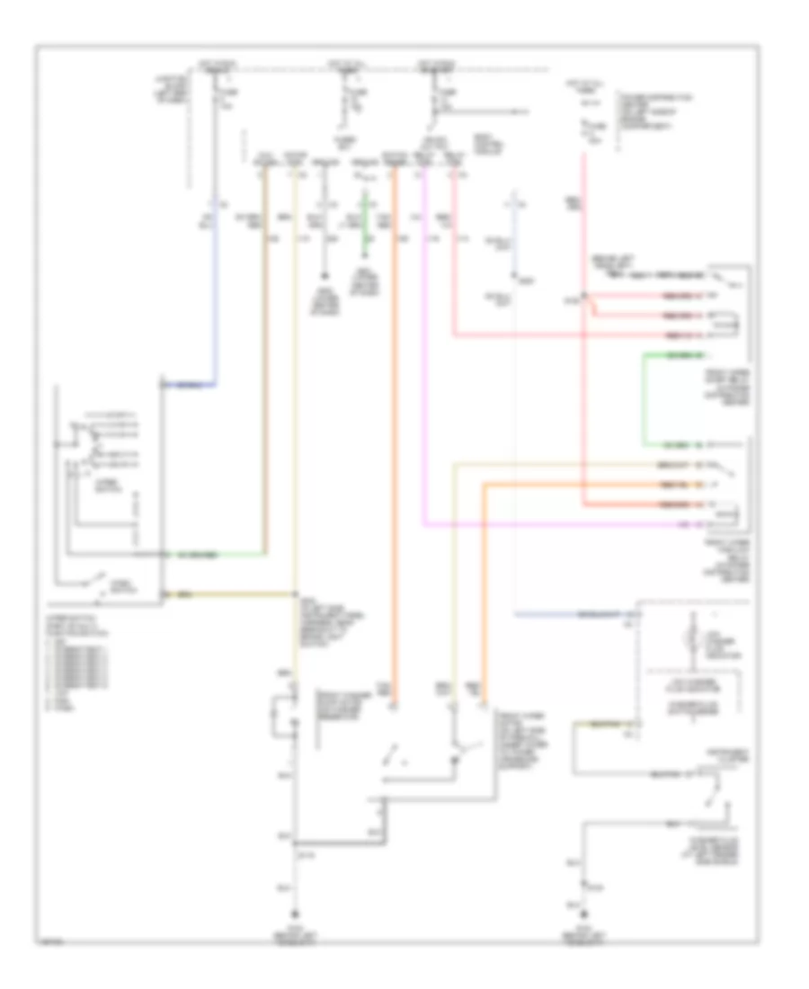WiperWasher Wiring Diagram for Chrysler Concorde Limited 2003