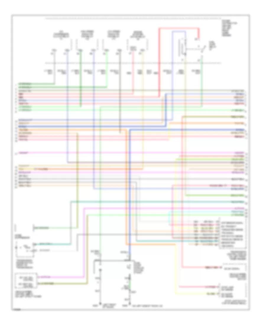 2.4L, Engine Performance Wiring Diagrams (3 of 4) for Chrysler Sebring Limited 1998