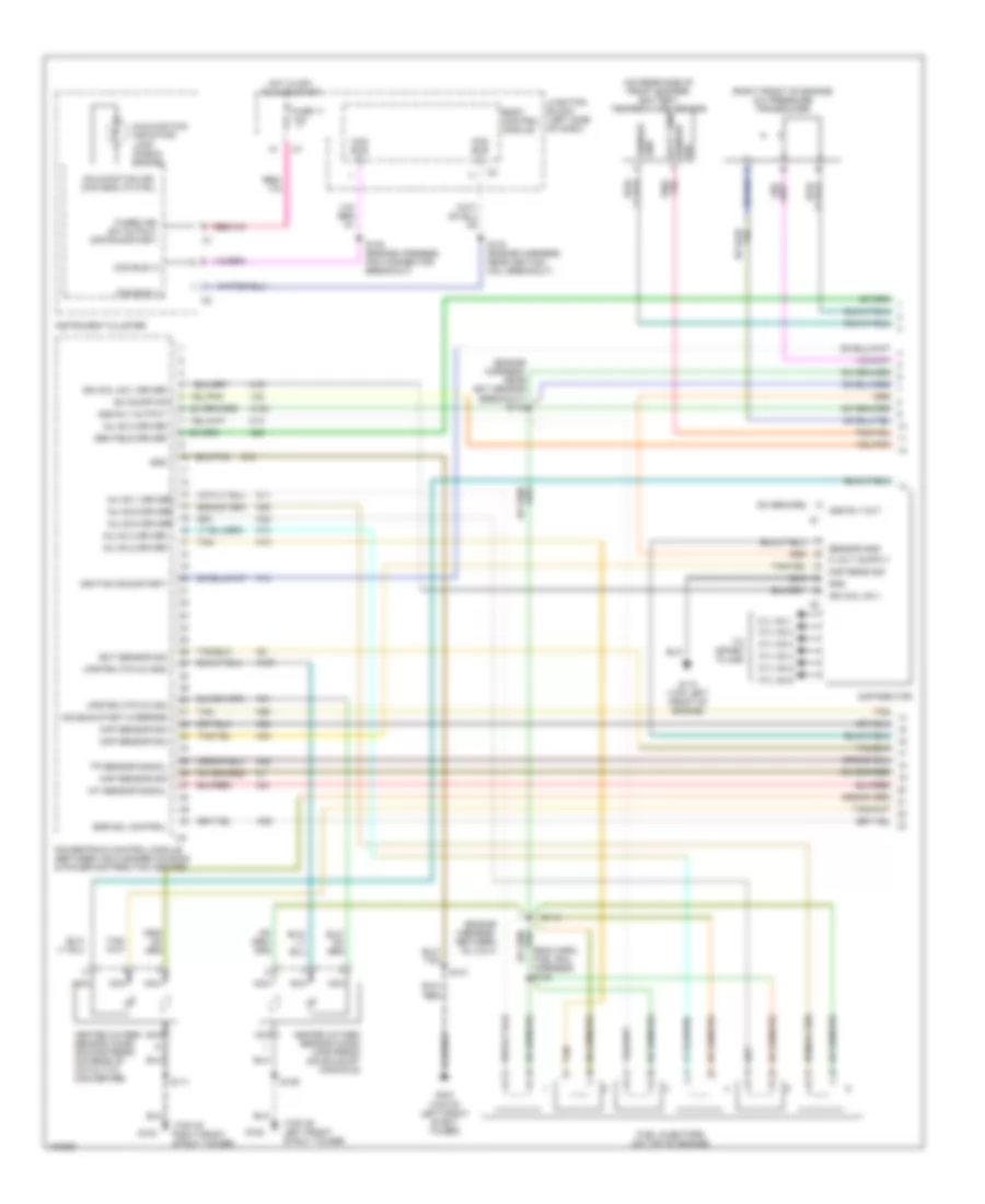 2.5L, Engine Performance Wiring Diagrams (1 of 4) for Chrysler Sebring Limited 1998