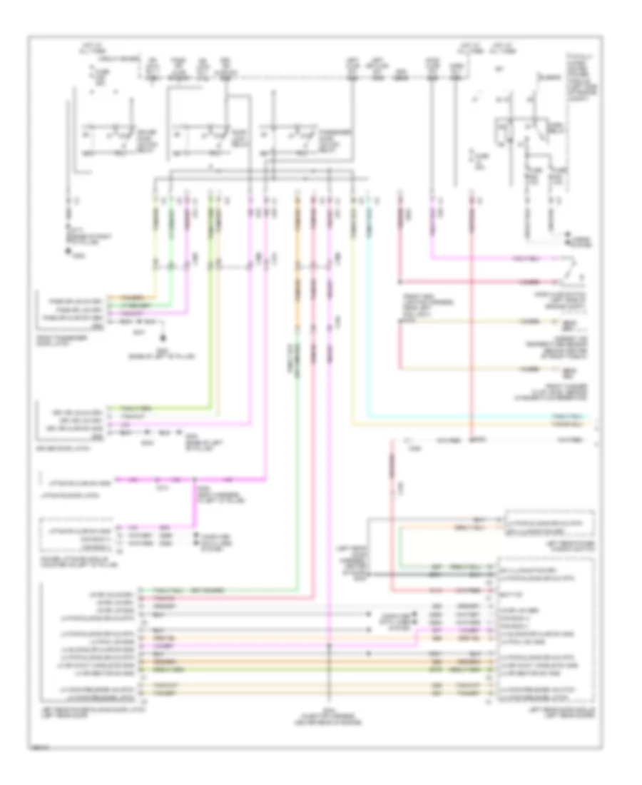 Forced Entry Wiring Diagram 1 of 2 for Chrysler Town  Country Limited 2012