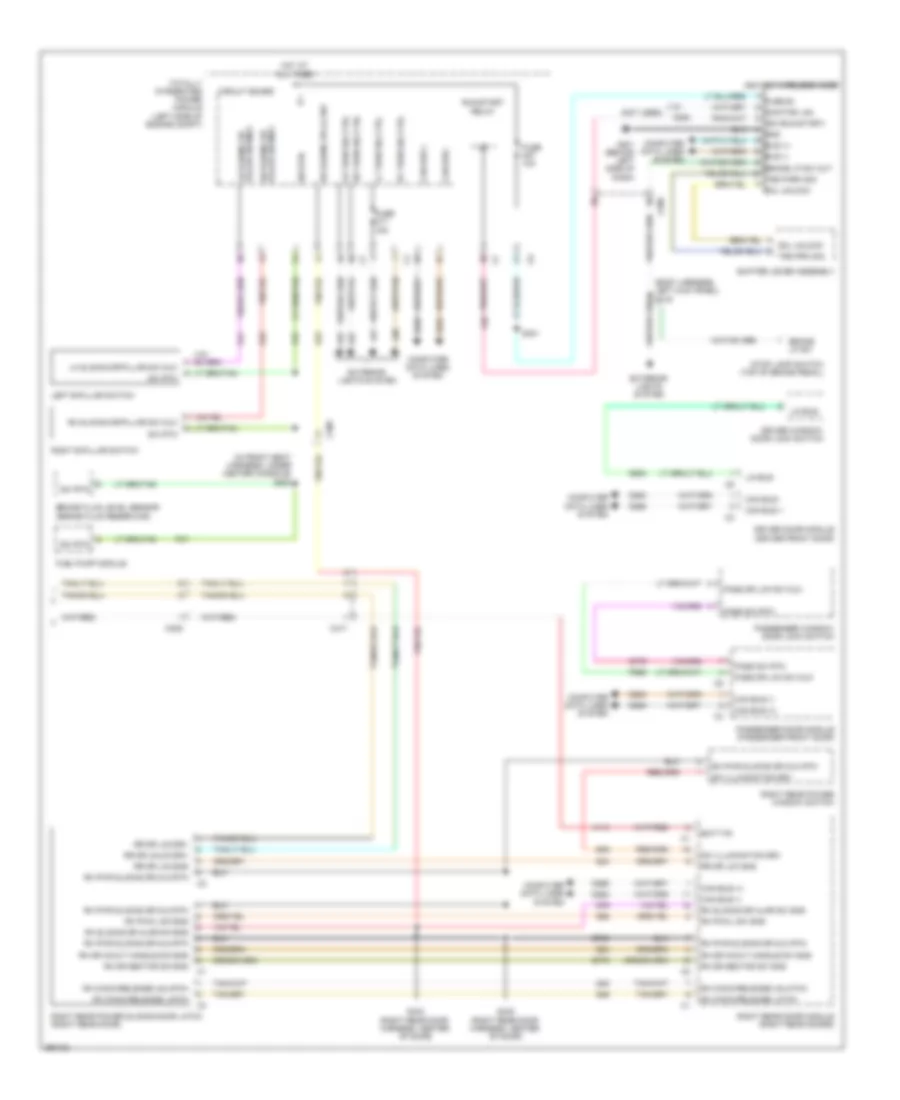 Forced Entry Wiring Diagram (2 of 2) for Chrysler Town  Country Limited 2012