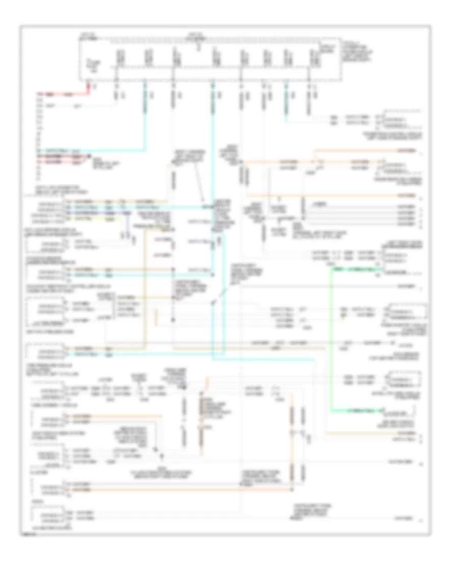 Computer Data Lines Wiring Diagram 1 of 2 for Chrysler Town  Country Limited 2012