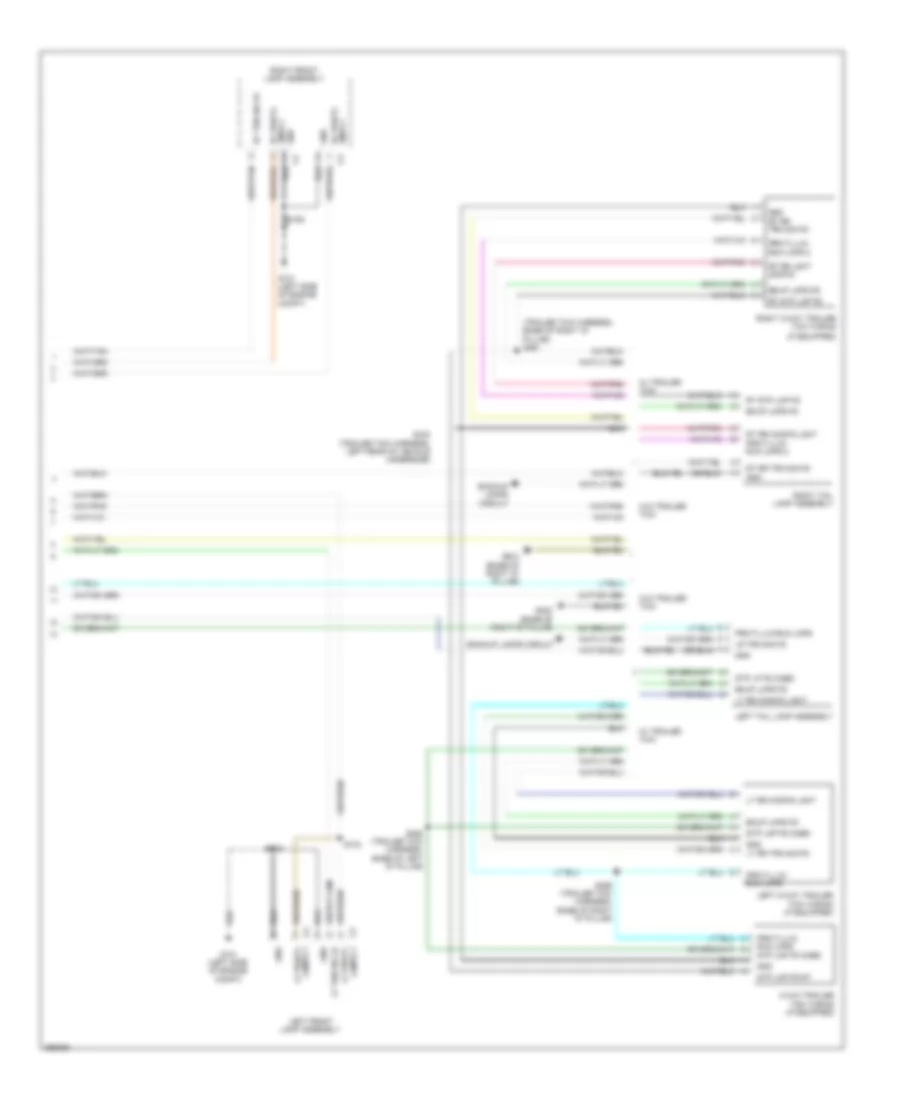 Exterior Lamps Wiring Diagram 2 of 2 for Chrysler Town  Country Limited 2012