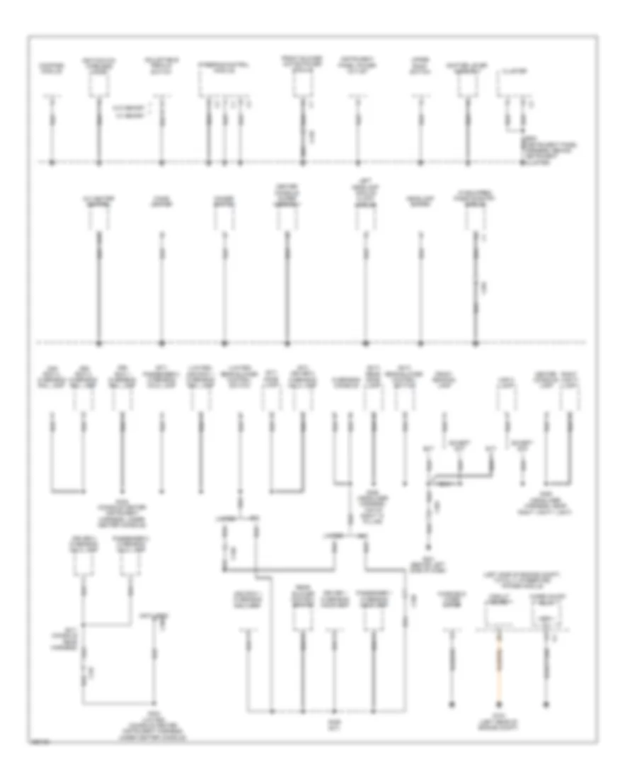 Ground Distribution Wiring Diagram 2 of 4 for Chrysler Town  Country Limited 2012