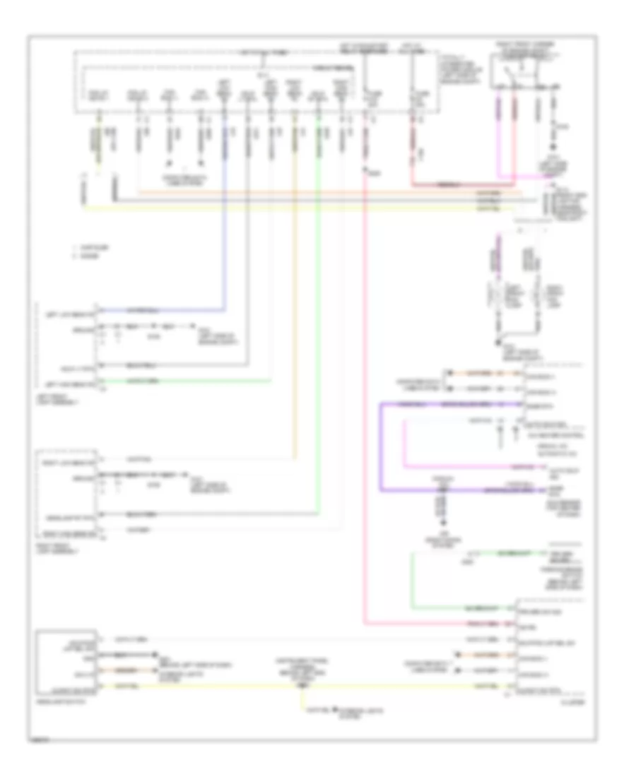 Headlights Wiring Diagram for Chrysler Town  Country Limited 2012