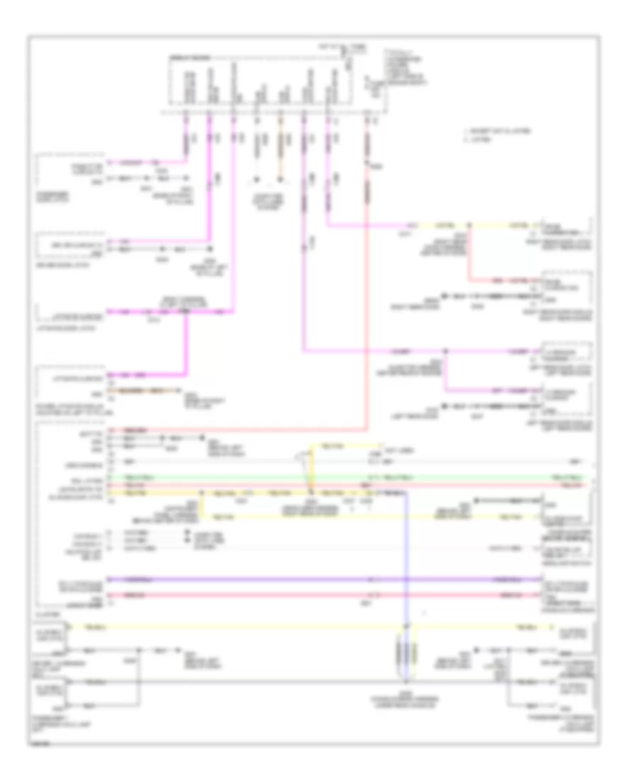 Courtesy Lamps Wiring Diagram 1 of 2 for Chrysler Town  Country Limited 2012