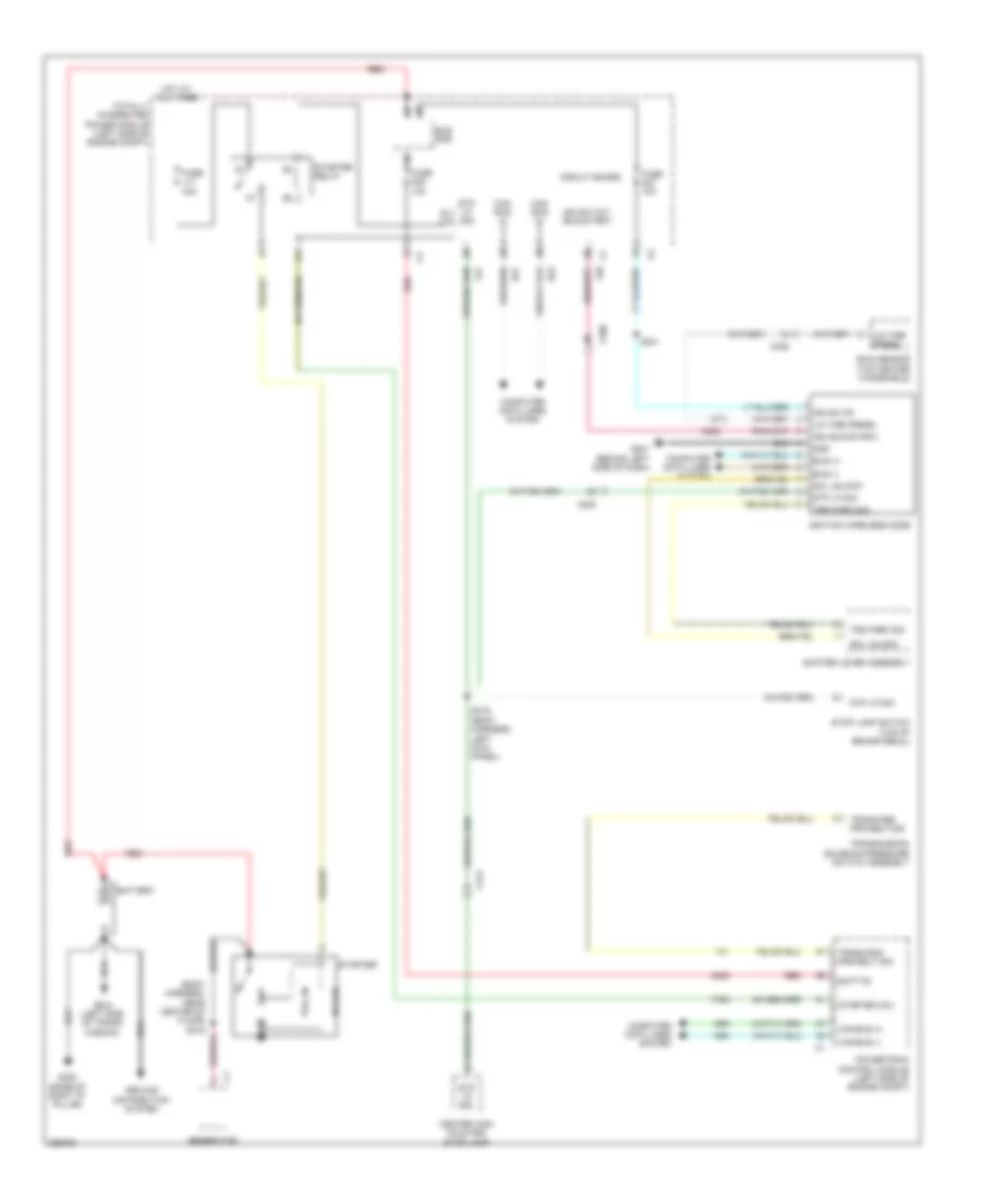 Starting Wiring Diagram for Chrysler Town  Country Limited 2012