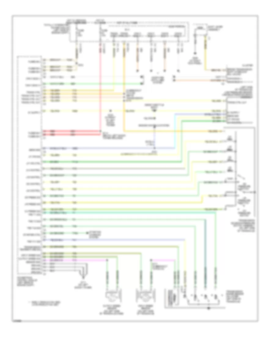 2.7L, Transmission Wiring Diagram for Chrysler Sebring 2009