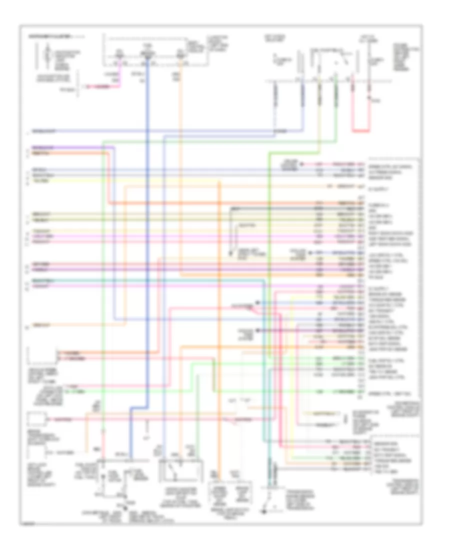 2 7L Engine Performance Wiring Diagram Early Production 3 of 3 for Chrysler Sebring GTC 2004