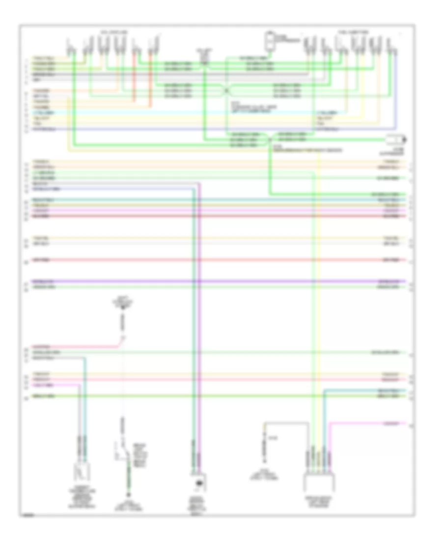 2.7L, Engine Performance Wiring Diagram, Late Production (2 of 4) for Chrysler Sebring GTC 2004