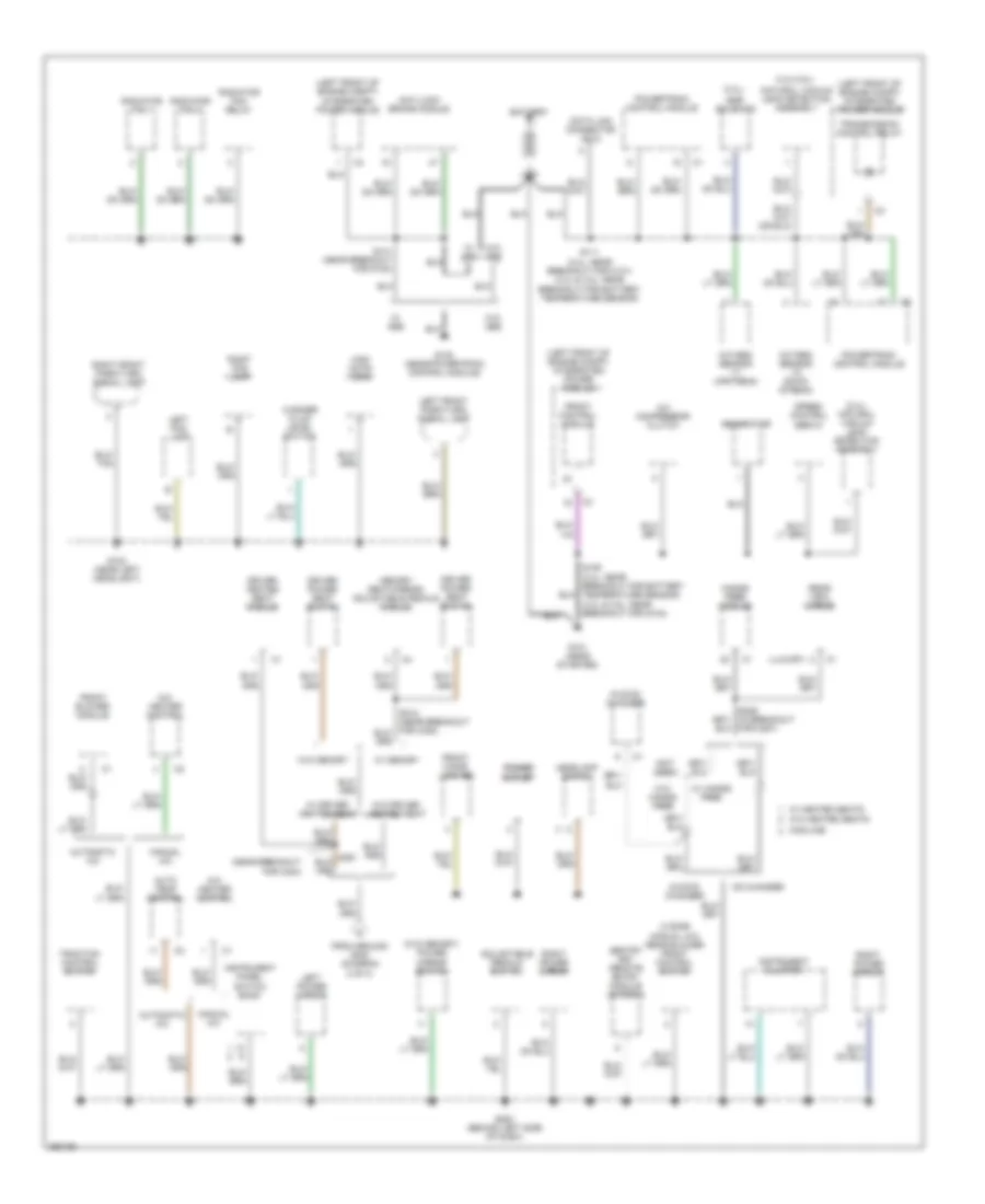 Ground Distribution Wiring Diagram 1 of 3 for Chrysler Town  Country 2007