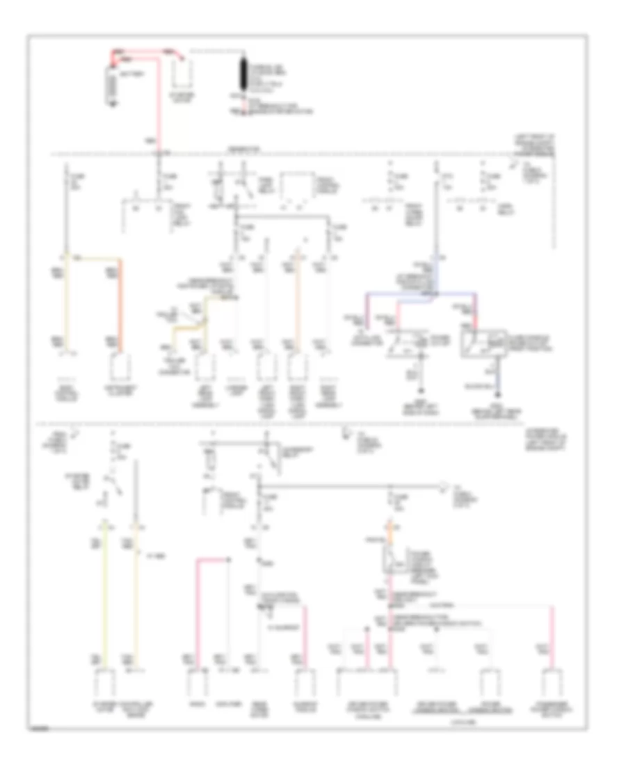 Power Distribution Wiring Diagram 1 of 3 for Chrysler Town  Country 2007