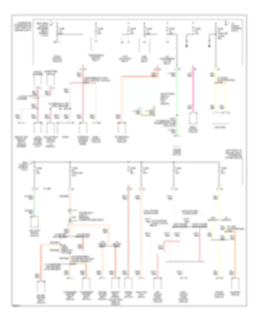 Power Distribution Wiring Diagram (3 of 3) for Chrysler Town  Country 2007