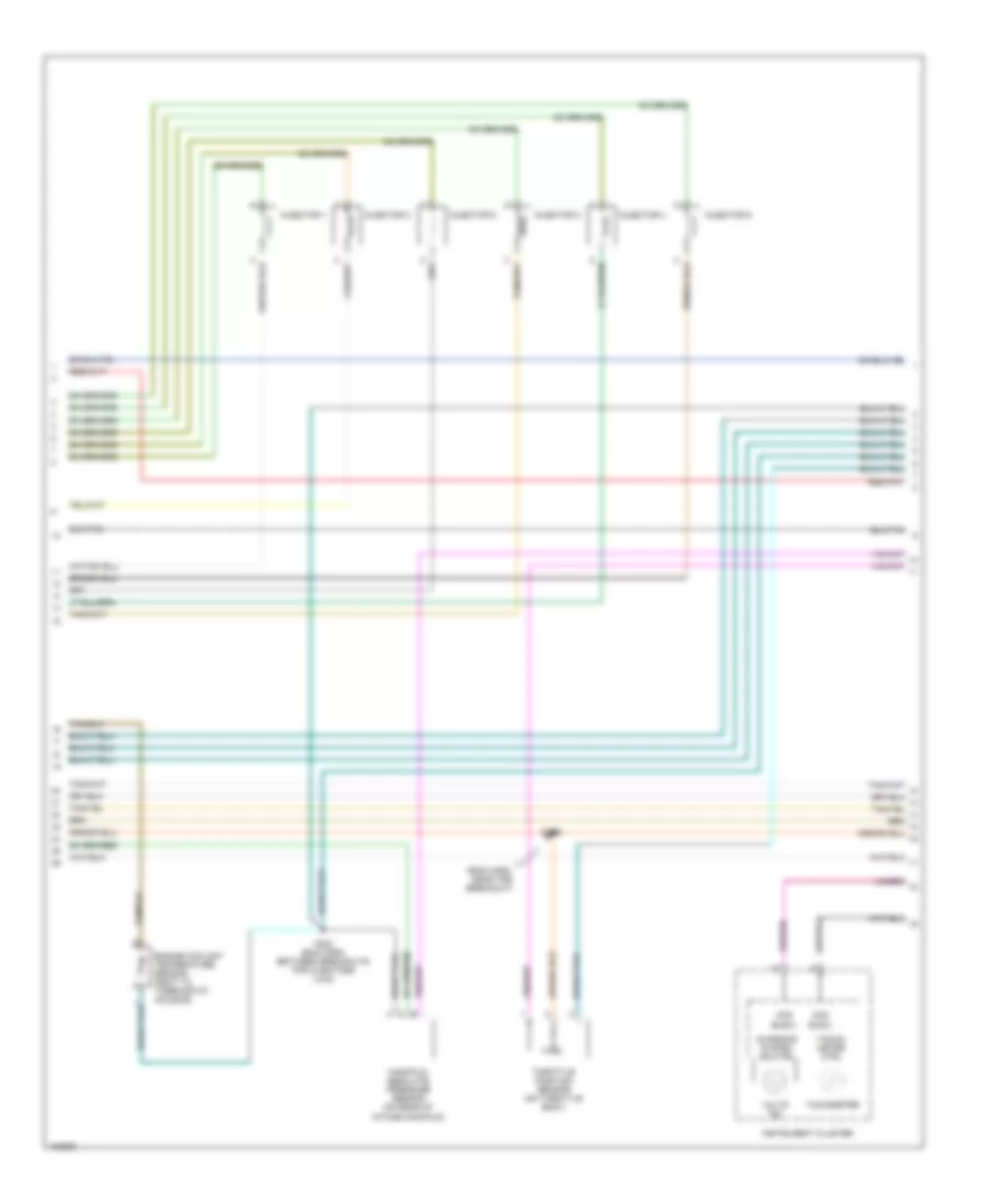 3.3L Flex Fuel, Engine Performance Wiring Diagrams (2 of 3) for Chrysler Town  Country LX 1998