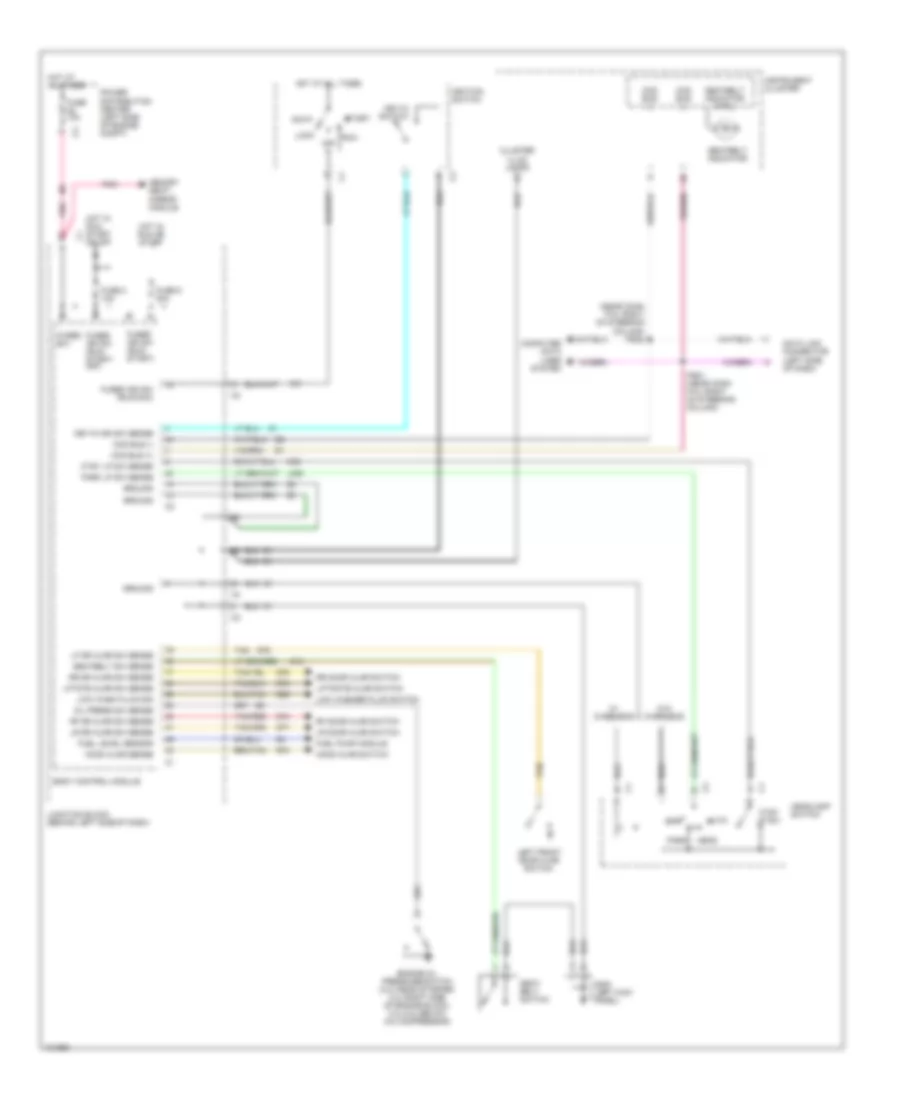 Warning System Wiring Diagrams for Chrysler Town  Country LX 1998