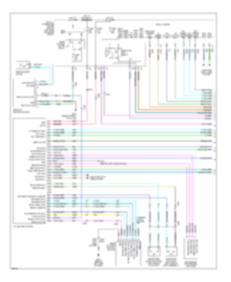 Automatic AC Wiring Diagram (1 of 2) for Chrysler Town  Country Touring 2012