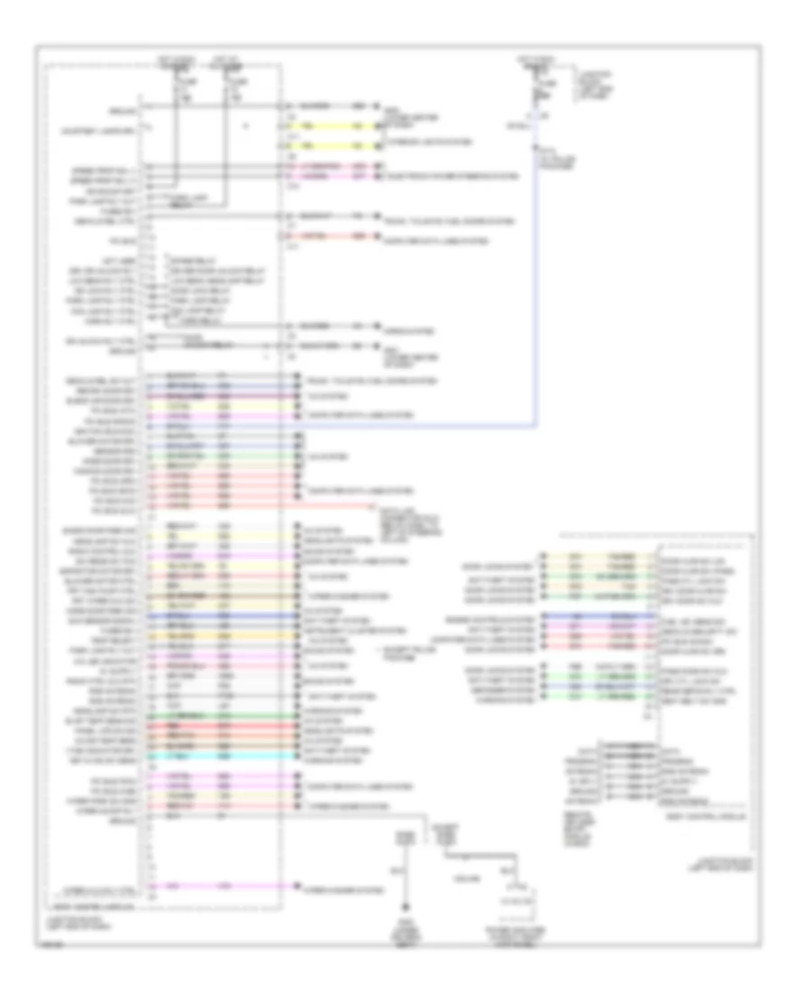 Body Control Modules Wiring Diagram for Chrysler Concorde LXi 2003