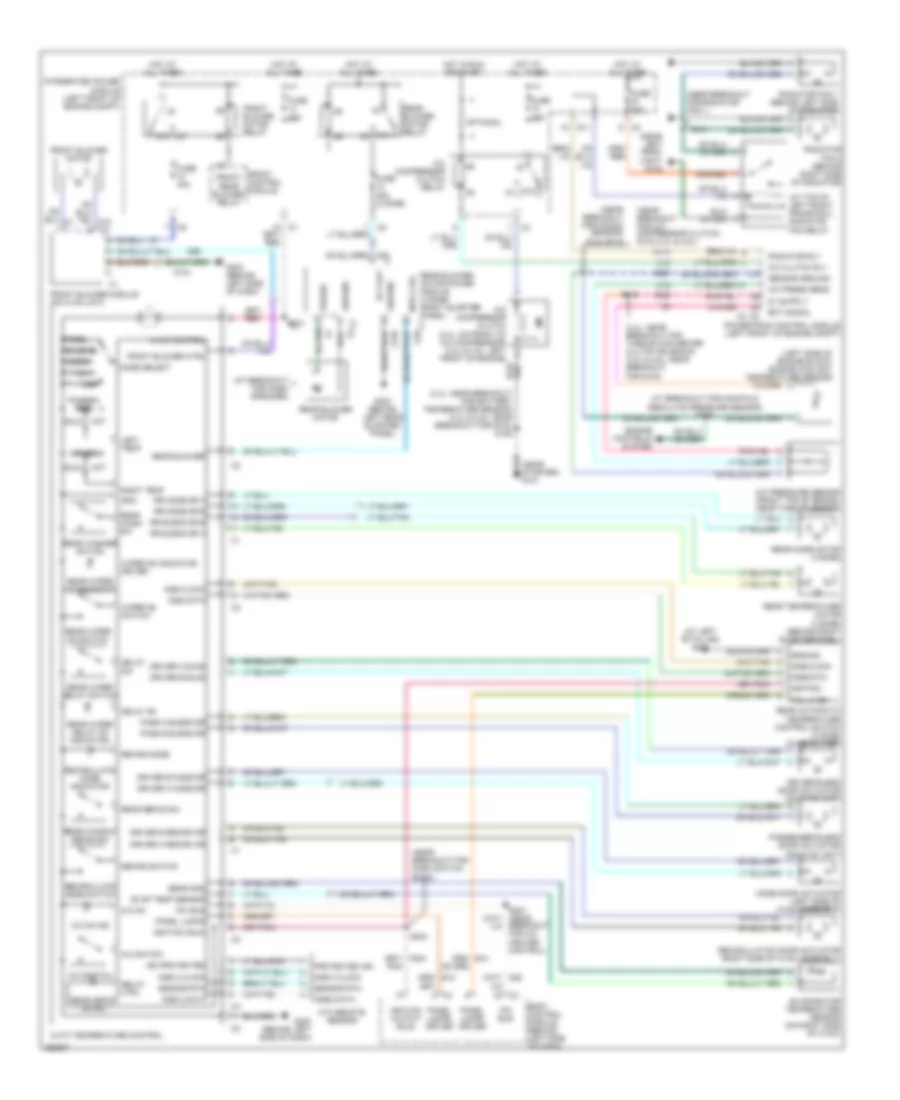 Automatic AC Wiring Diagram for Chrysler Town  Country Limited 2007