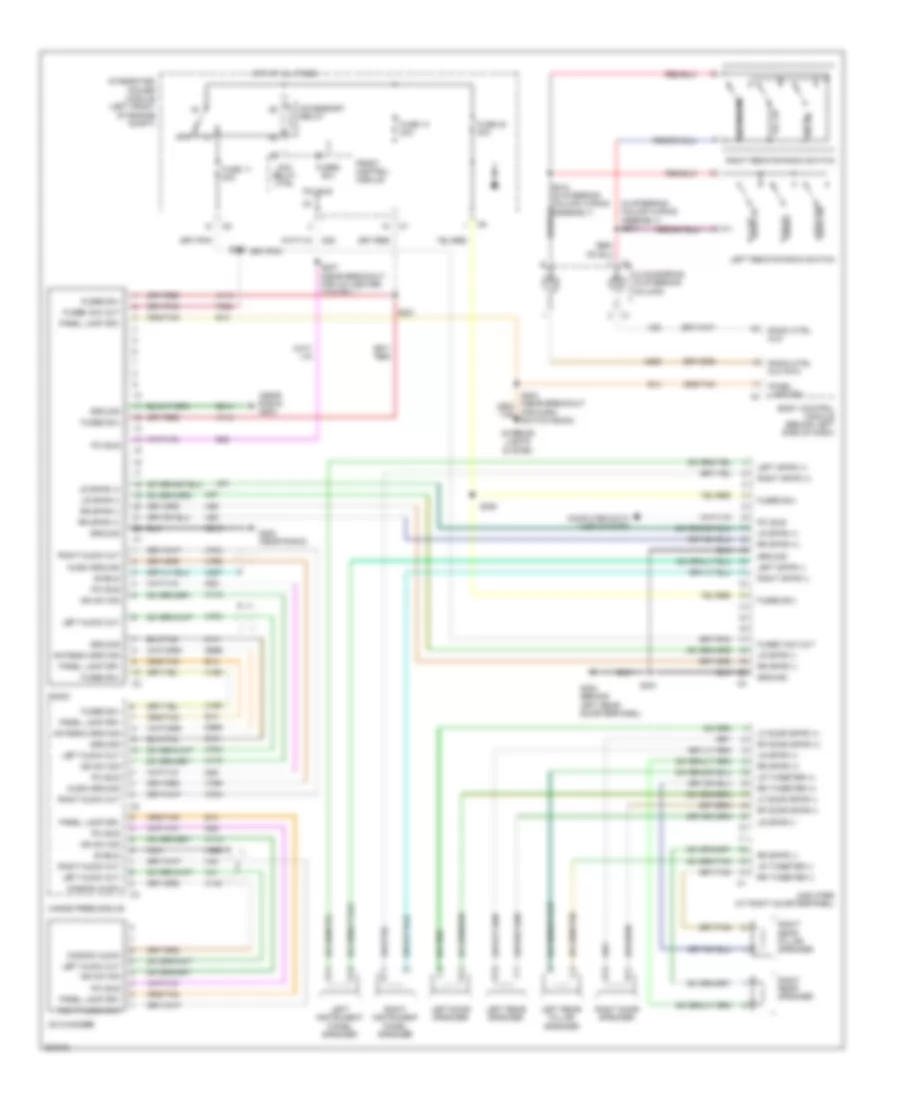 Radio Wiring Diagram, Highline with Hands Free for Chrysler Town  Country Limited 2007