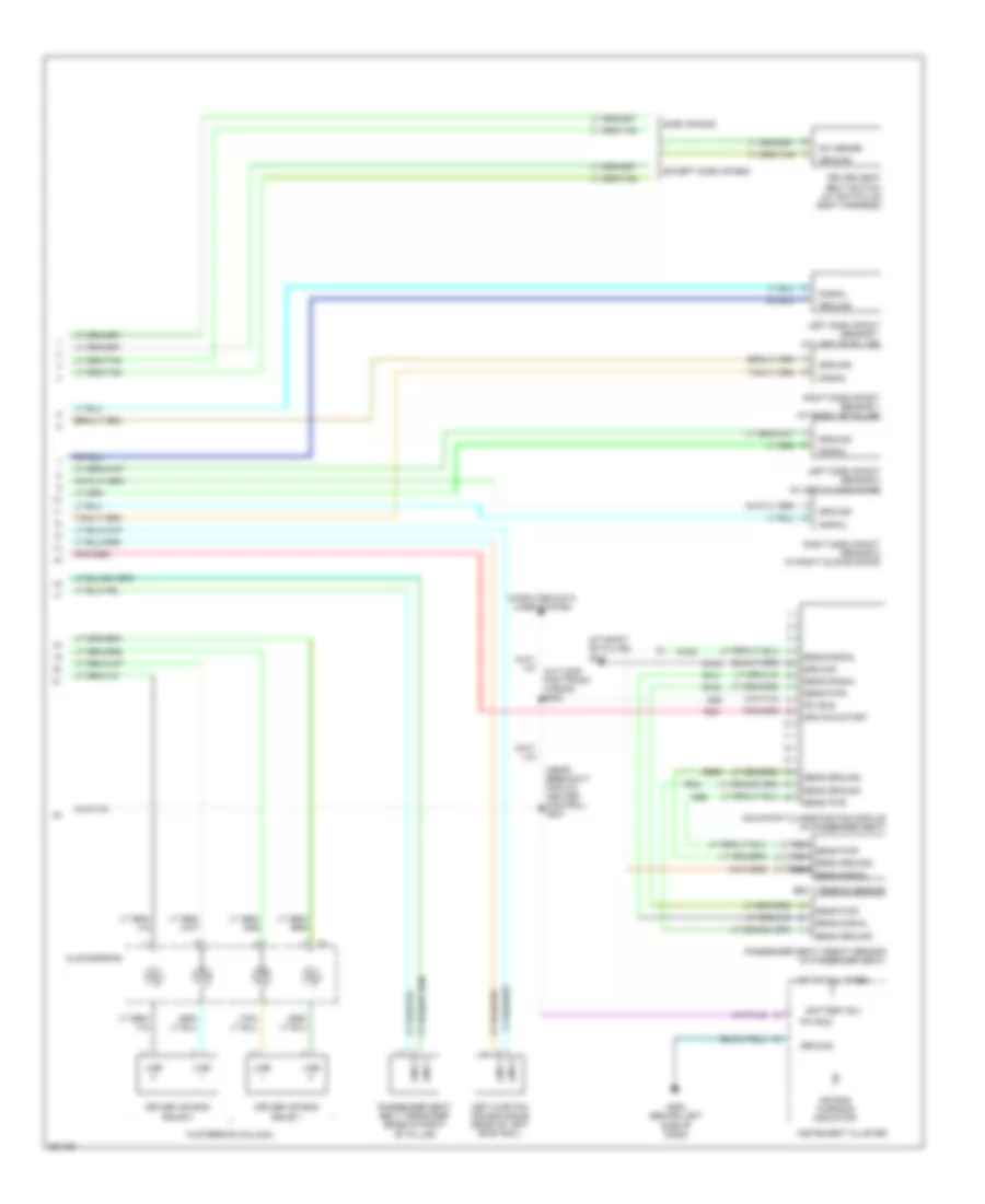 Supplemental Restraints Wiring Diagram 2 of 2 for Chrysler Town  Country Limited 2007