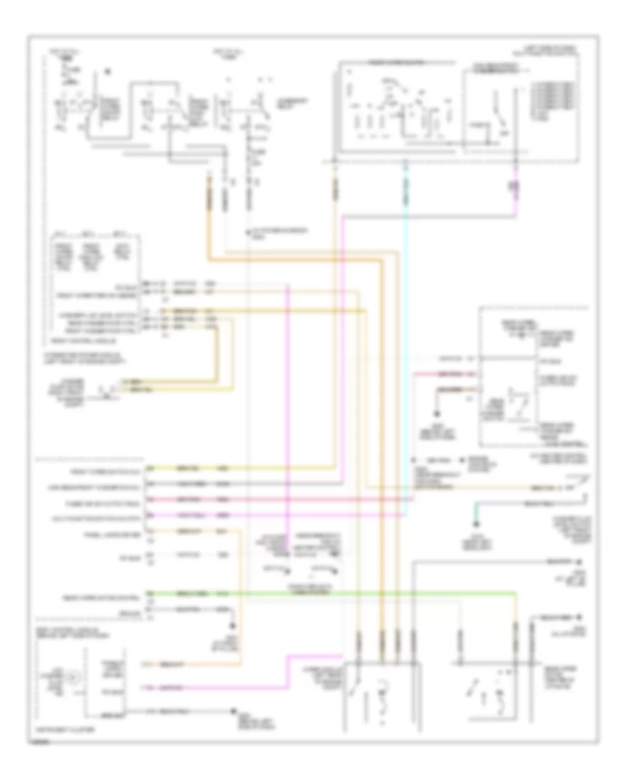 WiperWasher Wiring Diagram, Manual AC for Chrysler Town  Country Limited 2007