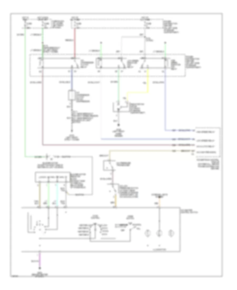 2.4L, Air Conditioning Wiring Diagram for Chrysler PT Cruiser 2003